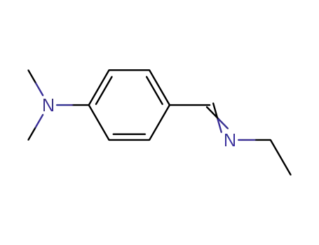 Molecular Structure of 59488-00-5 (4-[(ethylimino)methyl]-N,N-dimethylbenzeneamine)