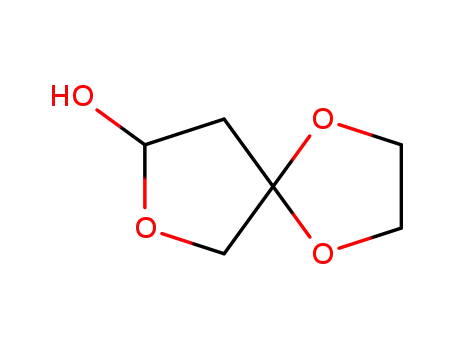 Molecular Structure of 139609-22-6 (1,4,7-Trioxaspiro[4.4]nonan-8-ol)