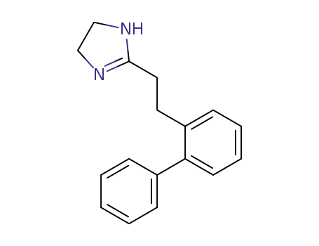 Molecular Structure of 272110-27-7 (1H-Imidazole,2-(2-[1,1'-biphenyl]-2-ylethyl)-4,5-dihydro-)