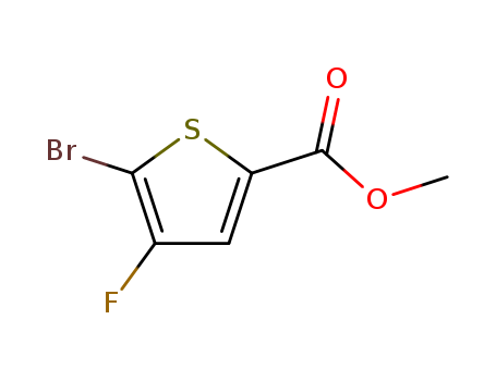 2-Thiophenecarboxylic acid, 5-bromo-4-fluoro-, methyl ester