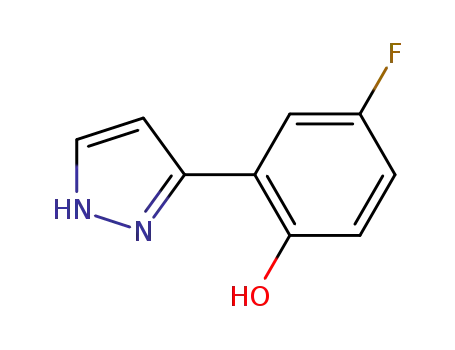 4-FLUORO-2-(1H-PYRAZOL-3-YL)페놀