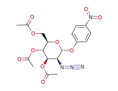 Molecular Structure of 570412-04-3 (4-nitrophenyl 3,4,6-tri-O-acetyl-2-azido-2-deoxy-α-D-mannopyranoside)