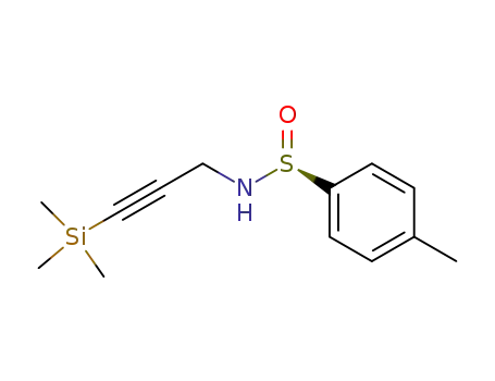 4-methyl-benzenesulfinic acid (3-trimethylsilanyl-prop-2-ynyl)-amide