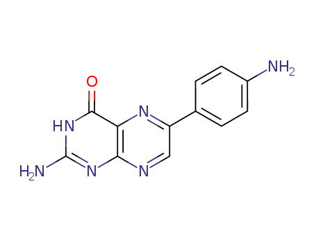 Molecular Structure of 325708-48-3 (2-Amino-6-(4-aminophenyl)-4(1H)-pteridinone)