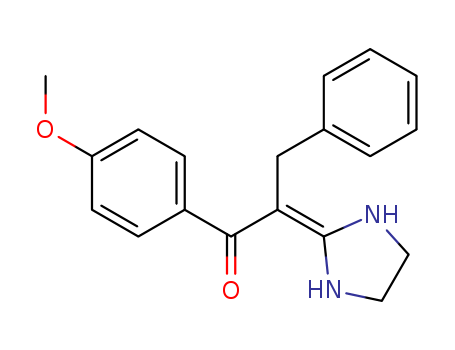 Molecular Structure of 115859-61-5 (1-Propanone, 2-(2-imidazolidinylidene)-1-(4-methoxyphenyl)-3-phenyl-)