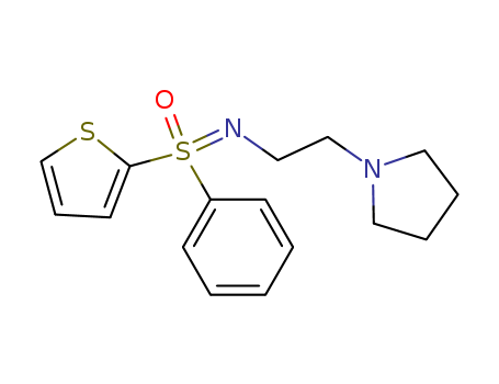 71257-62-0,1-(2-{[oxido(phenyl)thiophen-2-yl-lambda~4~-sulfanylidene]amino}ethyl)pyrrolidine,