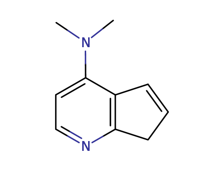 Molecular Structure of 183619-58-1 (7H-Cyclopenta[b]pyridin-4-amine, N,N-dimethyl-)