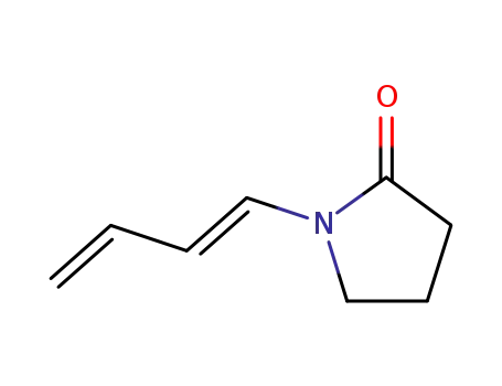 Molecular Structure of 112682-86-7 (2-Pyrrolidinone, 1-(1,3-butadienyl)-, (E)-)