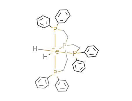 Molecular Structure of 128973-37-5 ([FeH<sub>2</sub>(P(CH<sub>2</sub>CH<sub>2</sub>P(C<sub>6</sub>H<sub>5</sub>)2)3)])