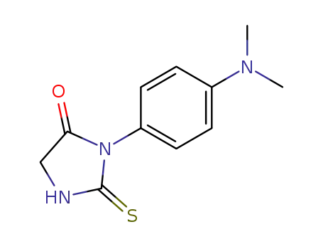 Molecular Structure of 39123-63-2 (4-Imidazolidinone, 3-[4-(dimethylamino)phenyl]-2-thioxo-)