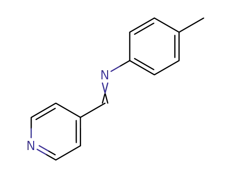 Molecular Structure of 26825-35-4 (4-methyl-<i>N</i>-pyridin-4-ylmethylene-aniline)