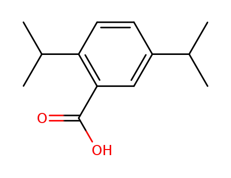 Molecular Structure of 57988-33-7 (2,5-diisopropylbenzoic acid)