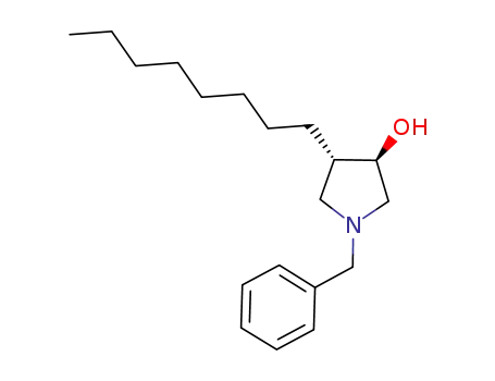(3R,4S)-1-benzyl-4-octylpyrrolidin-3-ol