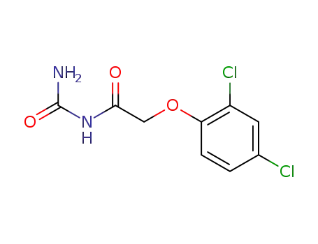Molecular Structure of 5205-43-6 (N-carbamoyl-2-(2,4-dichlorophenoxy)acetamide)