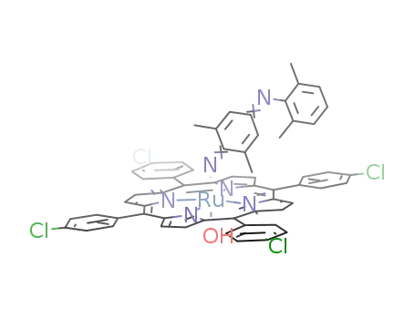 Molecular Structure of 1237762-72-9 ([Ru(IV)(4-Cl-ttp)(NQu)(OH)])