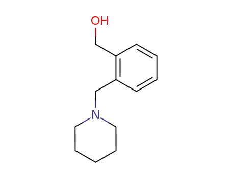 Molecular Structure of 91271-61-3 ([2-(piperidin-1-ylmethyl)phenyl]methanol)