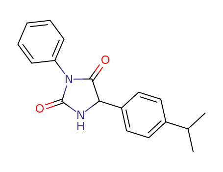 3-phenyl-5-(4-isopropylphenyl)-imidazolidine-2,4-dione