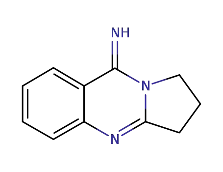 Molecular Structure of 745837-16-5 (Pyrrolo[2,1-b]quinazolin-9(1H)-imine, 2,3-dihydro-)