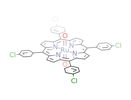 Molecular Structure of 138735-98-5 ([Ru(VI)(meso-tetrakis(p-chlorophenyl)porphyrinato)O<sub>2</sub>])