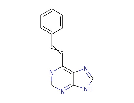 9H-Purine,6-(2-phenylethenyl)- cas  52605-93-3