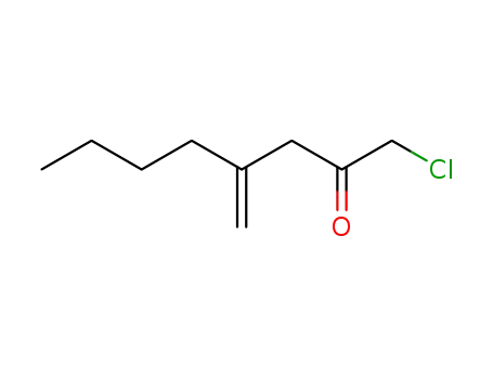 Molecular Structure of 746622-31-1 (2-Octanone,  1-chloro-4-methylene-)