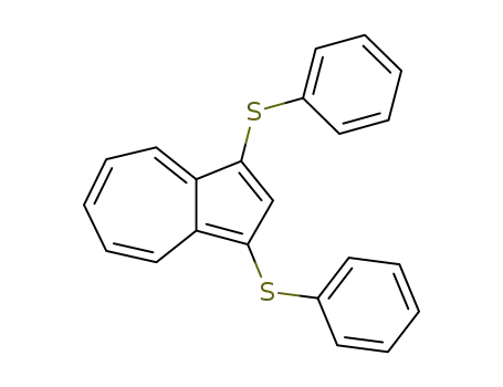 Molecular Structure of 2978-90-7 (1,3-bis(phenylsulfanyl)azulene)