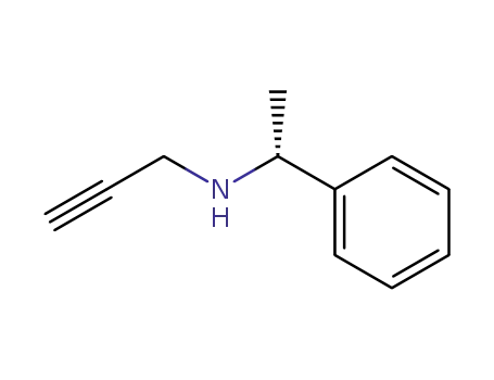 Molecular Structure of 808770-44-7 (N-((R)-1-phenyl-ethyl)-N-propargylamine)