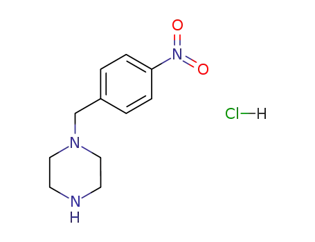 Molecular Structure of 422517-67-7 (1-(4-Nitrobenzyl)piperazine dihydrochloride)