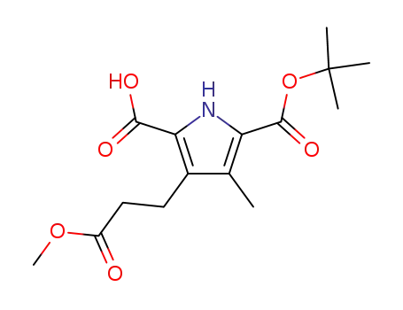 1H-Pyrrole-2,5-dicarboxylic acid, 3-(3-methoxy-3-oxopropyl)-4-methyl-,
5-(1,1-dimethylethyl) ester