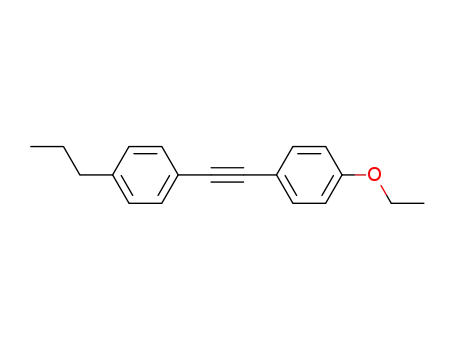 Molecular Structure of 39969-29-4 (1-(2-(4-ETHOXYPHENYL)ETHYNYL)-4-PROPYLBENZENE)