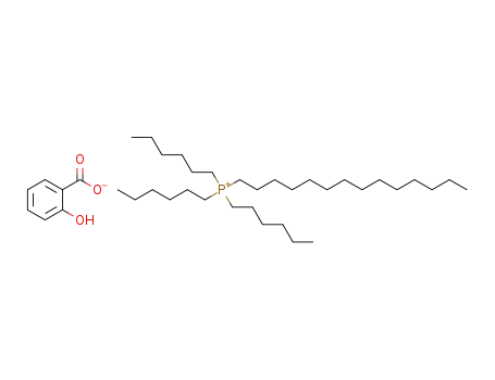 Molecular Structure of 1228997-35-0 (trihexyl(tetradecyl)phosphonium salicylate)