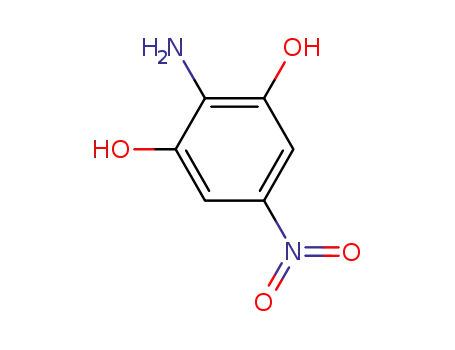 Molecular Structure of 88172-85-4 (1,3-Benzenediol, 2-amino-5-nitro-)