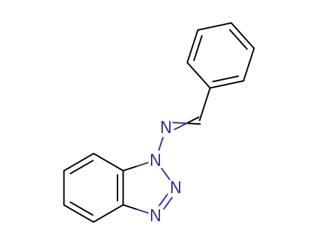 Molecular Structure of 23589-43-7 (1-(Benzylideneamino)-1H-benzotriazole)