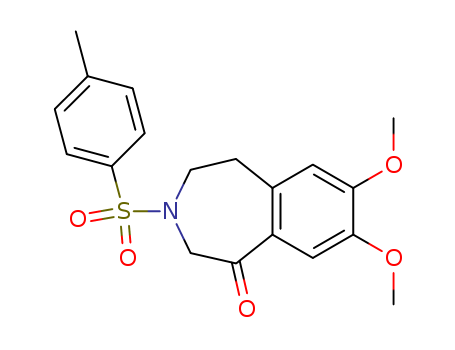 14165-80-1,7,8-dimethoxy-3-[(4-methylphenyl)sulfonyl]-2,3,4,5-tetrahydro-1H-3-benzazepin-1-one,1H-3-Benzazepin-1-one,2,3,4,5-tetrahydro-7,8-dimethoxy-3-(p-tolylsulfonyl)- (7CI,8CI); NSC 146099