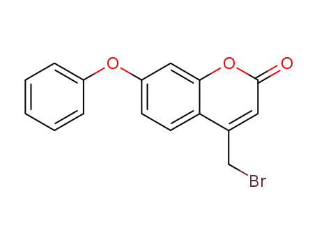 Molecular Structure of 828265-73-2 (2H-1-Benzopyran-2-one, 4-(bromomethyl)-7-phenoxy-)