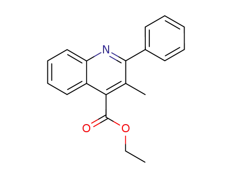 Molecular Structure of 5471-16-9 (ethyl 3-methyl-2-phenyl-quinoline-4-carboxylate)