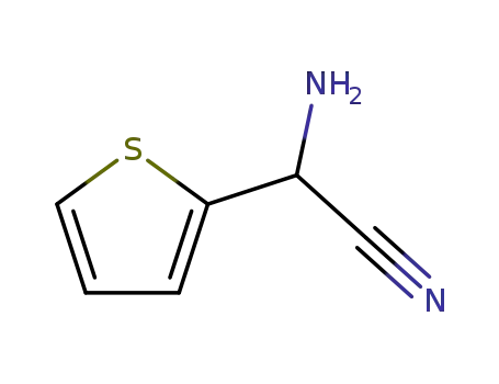 Molecular Structure of 61261-50-5 (α-AMino-2-thiopheneacetonitrile)