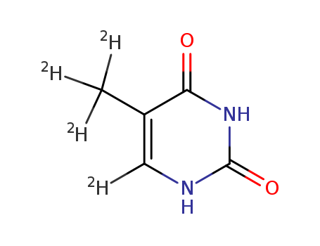 2,4(1H,3H)-Pyrimidinedione-6-d,5-(methyl-d3)-, radical ion(1-) (9CI)