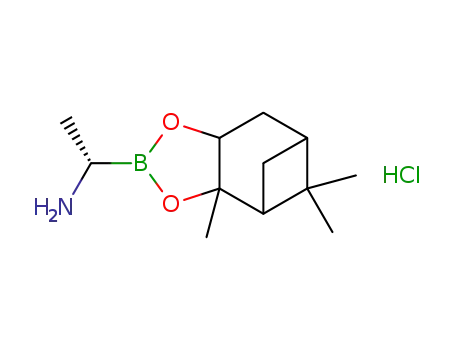 Molecular Structure of 919103-31-4 ((R)-BoroAla(+)-Pinanediol-HCl)