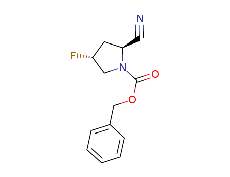 N-CBZ-TRANS-4-FLUORO-L-PROLINONITRILE