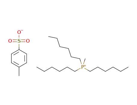 Molecular Structure of 1258887-11-4 (tri-n-hexyl(methyl)phosphonium tosylate)