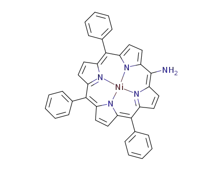 Molecular Structure of 915719-44-7 (5-amino-10,15,20-triphenylporphyrinatonickel(II))