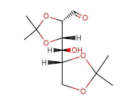 Molecular Structure of 40036-82-6 ([2,3:5,6]-di-O-isopropylidene-D-mannose)