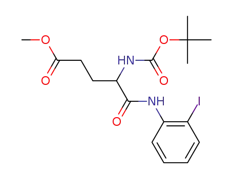 methyl 4-(tert-butoxycarbonylamino)-5-(2-iodophenylamino)-5-oxopentanoate