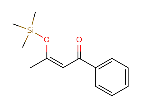Molecular Structure of 83686-98-0 (2-Buten-1-one, 1-phenyl-3-[(trimethylsilyl)oxy]-, (Z)-)