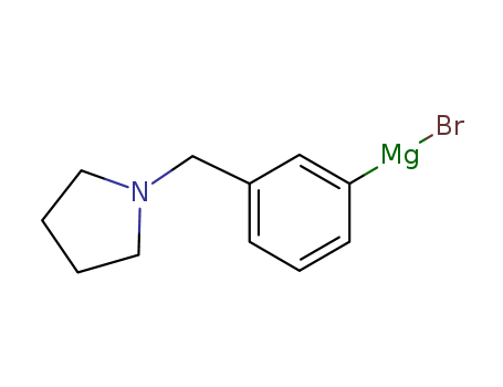 Bromo-[3-(pyrrolidin-1-ylmethyl)phenyl]magnesium cas  480424-79-1