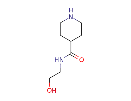 Molecular Structure of 30672-46-9 (PIPERIDINE-3-CARBOXYLIC ACID (3-HYDROXY-PROPYL)-AMIDE)