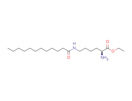 Molecular Structure of 292140-08-0 (N<sup>ε</sup>-lauroyl-L-lysine ethyl ester)
