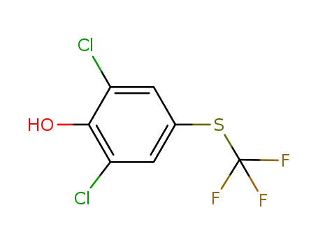 Molecular Structure of 102794-04-7 (2,6-DICHLORO-4-(TRIFLUOROMETHYLTHIO)PHENOL)