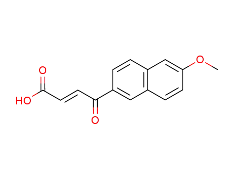 Molecular Structure of 129119-99-9 (4-(6-methoxynaphthalen-2-yl)-4-oxo-2-butenoic acid)